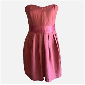 Bik Bok Strapless Y2K Pink Dress Size M